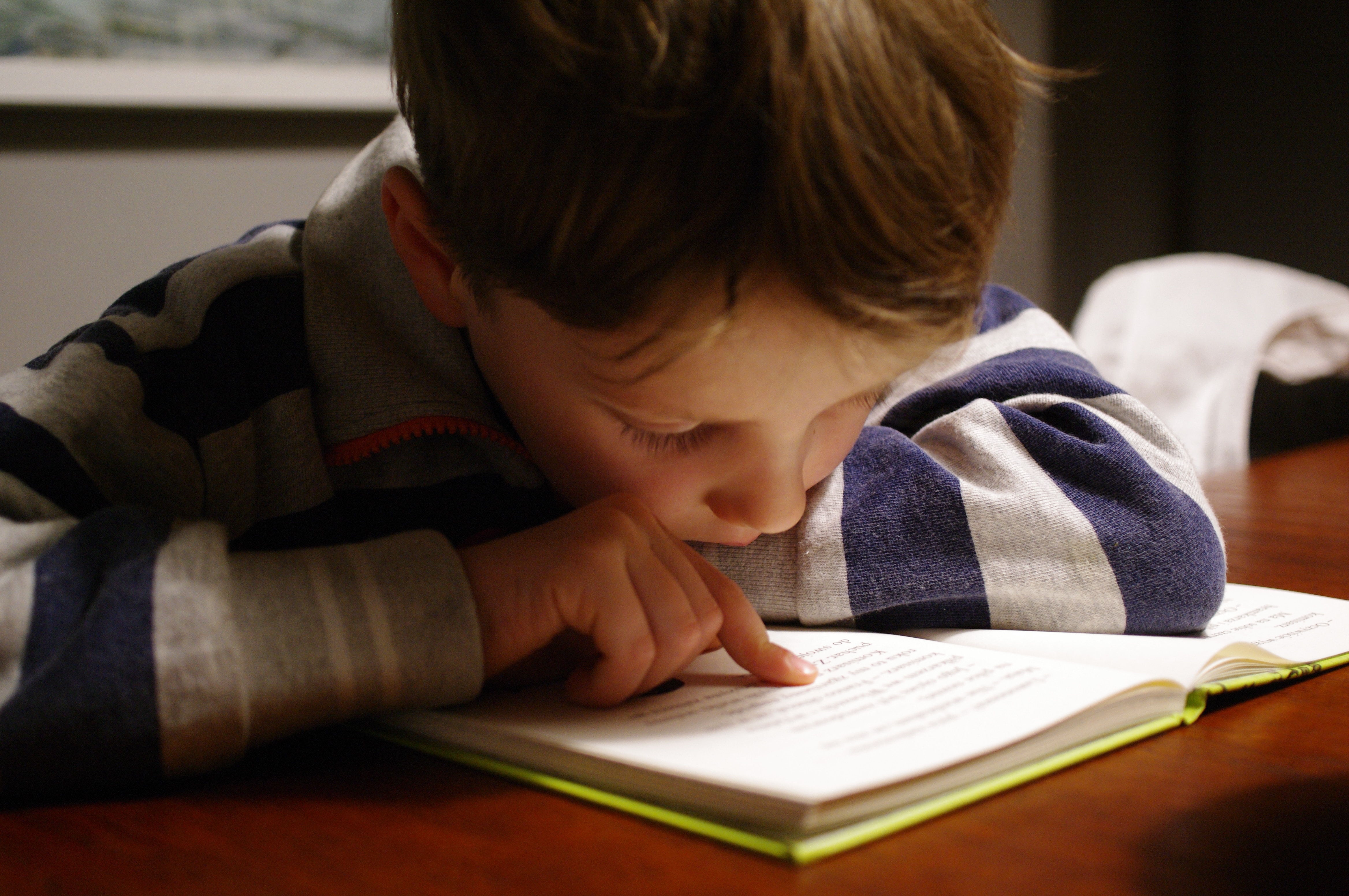 child reading